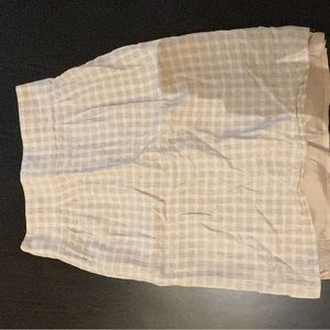 Vintage plaid skirt